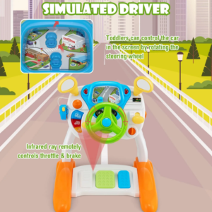Driver Kids Steering Wheel Toy - Pretend Play Driving Simulated Toy - Image 5
